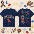 Ole Miss Rebels Autism Awareness Puzzle Ribbon T-Shirt Rebels Merch Gifts That Support Autism - Merchluma