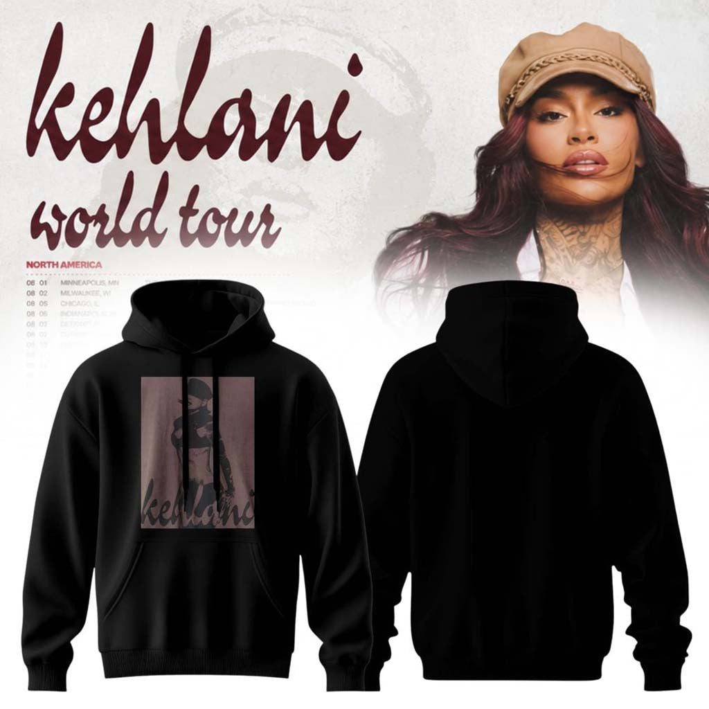 Kehlani x World Tour 2026 North America Hoodie Kehlani Merch Best Gifts For Music Lovers - Merchluma