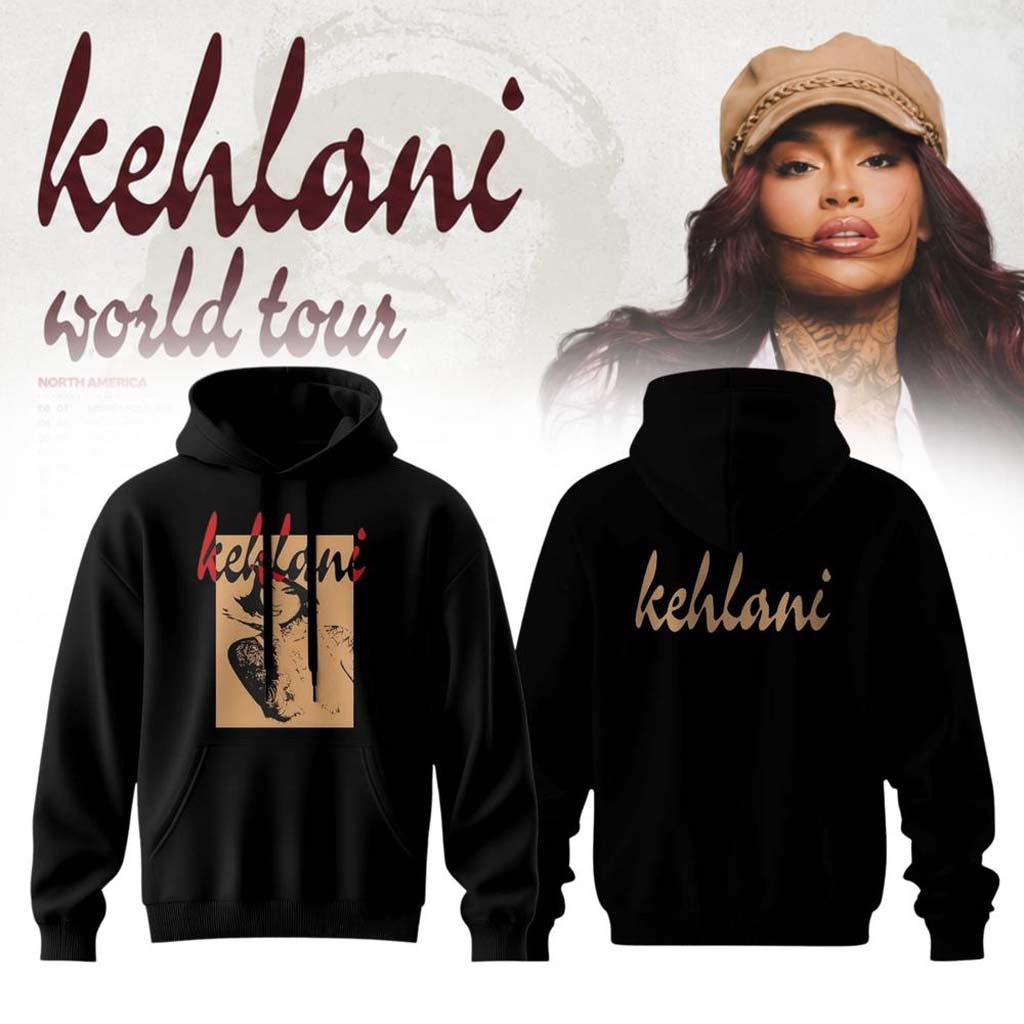 Kehlani x World Tour 2026 North America Hoodie Kehlani Merch Gifts For Music Lovers - Merchluma