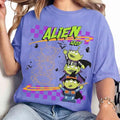 Toy Story Alien Halloween T-Shirt Checkered Spooky Tee Toy Story Merch Gifts For Halloween - Merchluma