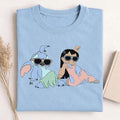 Funny Lilo And Stitch Dancing Hawaii Aloha Shirt Lilo And Stitch Merch Gift For Best Friends - Merchluma