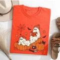 Ghost Reading Shirt Cute Halloween Apparel Trendy Spooky Season Gift For Book Lovers - Merchluma