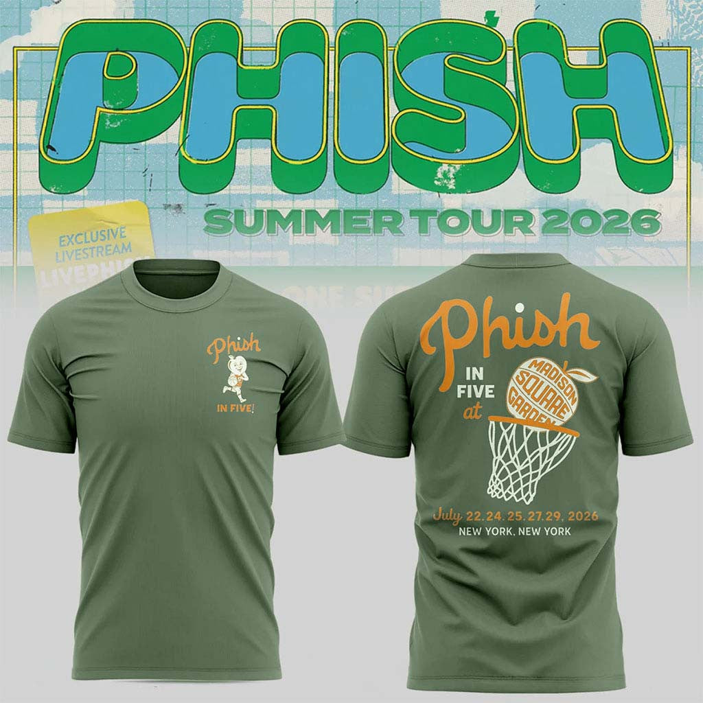 Phish Summer Tour 2026 At Madison Square Garden NY Shirt Phish Merch Gifts For Brother - Merchluma