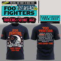 Foo Fighters X Chicago Bears Take Cover Tour 2026 T-Shirt Foo Fighters Concert Merch Fan Gifts - Merchluma
