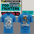 Foo Fighters X Detroit Lions Merch Take Cover Tour 2026 T-Shirt Foo Fighters Concert Merch - Merchluma