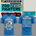 Foo Fighters X Detroit Lions Merch Take Cover Tour 2026 T-Shirt Present For Rock Band Fans - Merchluma