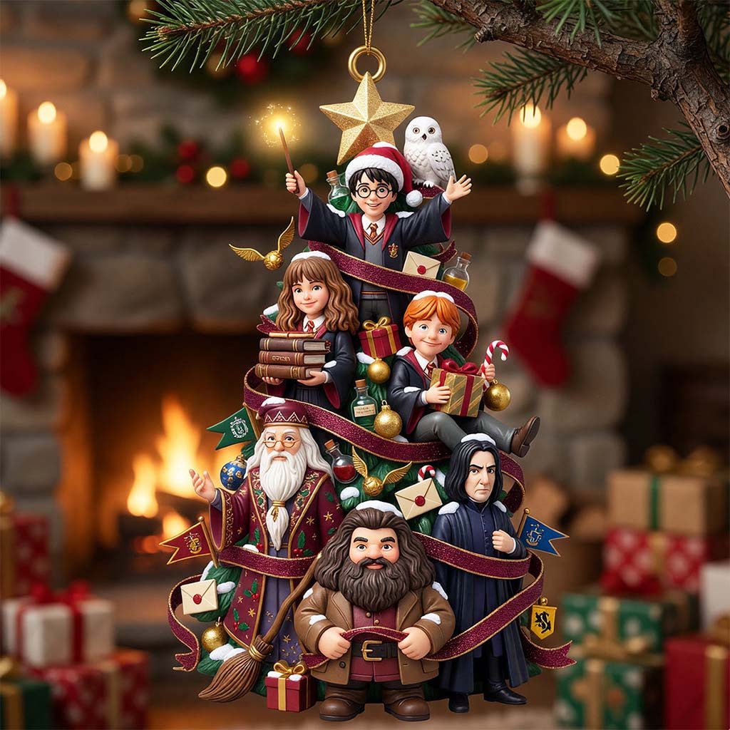 Harry Potter Christmas Acrylic Ornament Xmas Tree Decorations Gifts For Fans - Merchluma