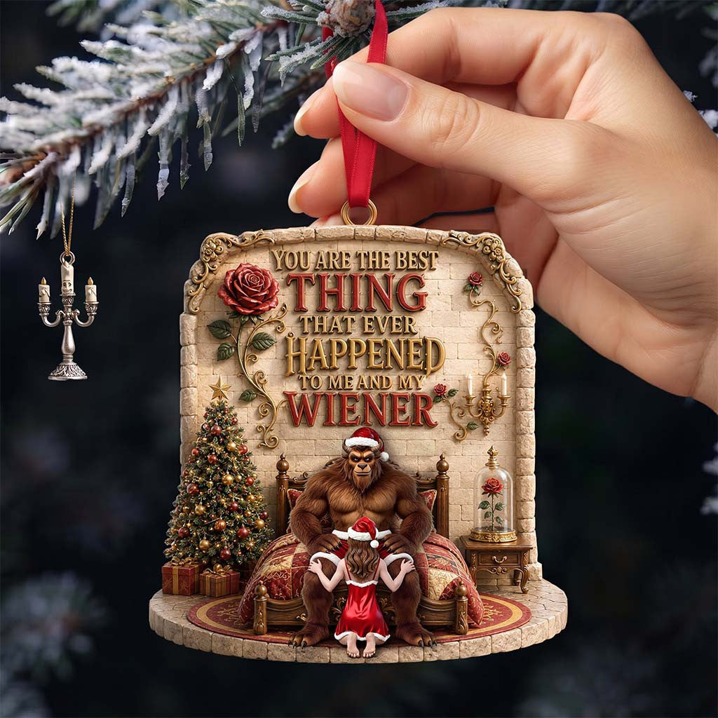 Personalized Bigfoot You Are The Best Thing That Ever Happened Ornament Couple Christmas Ornament - Merchluma