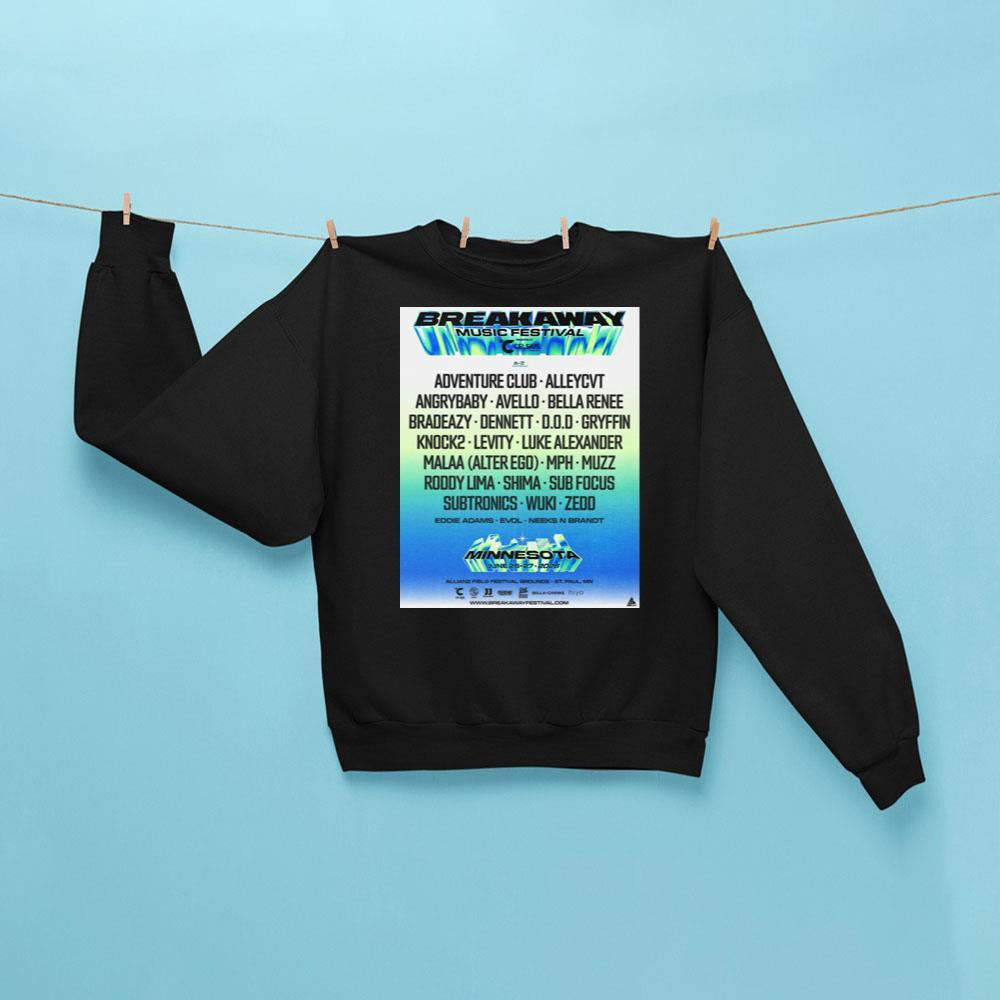 Breakaway Minnesota 2026 Sweatshirt Breakaway Music Festival Merch Gifts For Music Lovers - Merchluma