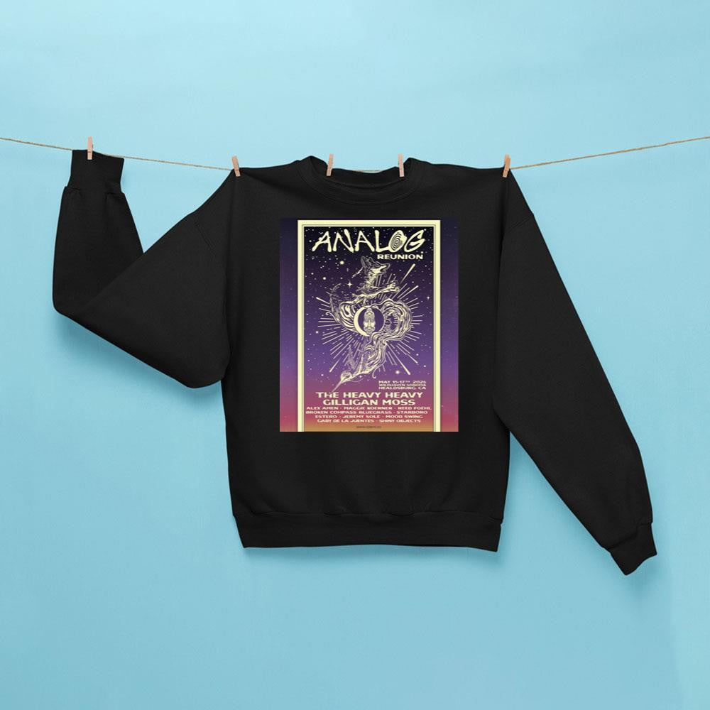 Cosmico 2026 Sweatshirt Analog Reunion Festival Sweatshirt Gifts For Music Lovers - Merchluma