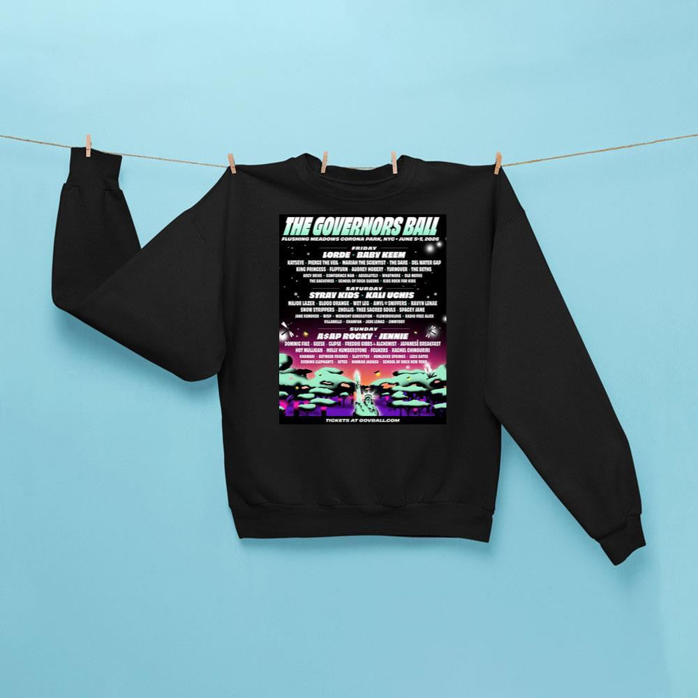 Governors Ball Music Festival 2026 Sweatshirt Governors Ball Music Festival Merch Gifts For BFF - Merchluma