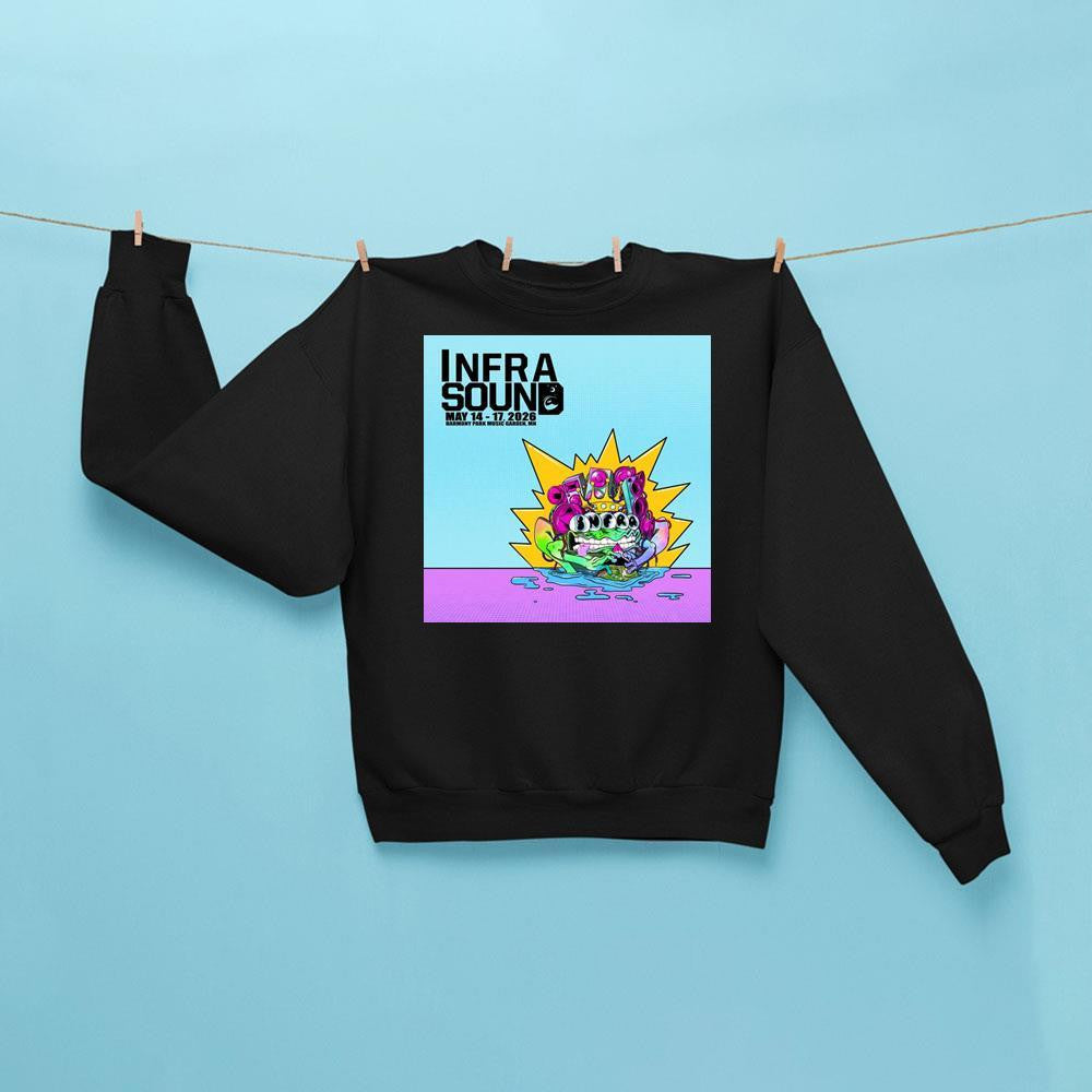 Infrasound Music Festival 2026 Sweatshirt Presents For Music Lovers - Merchluma