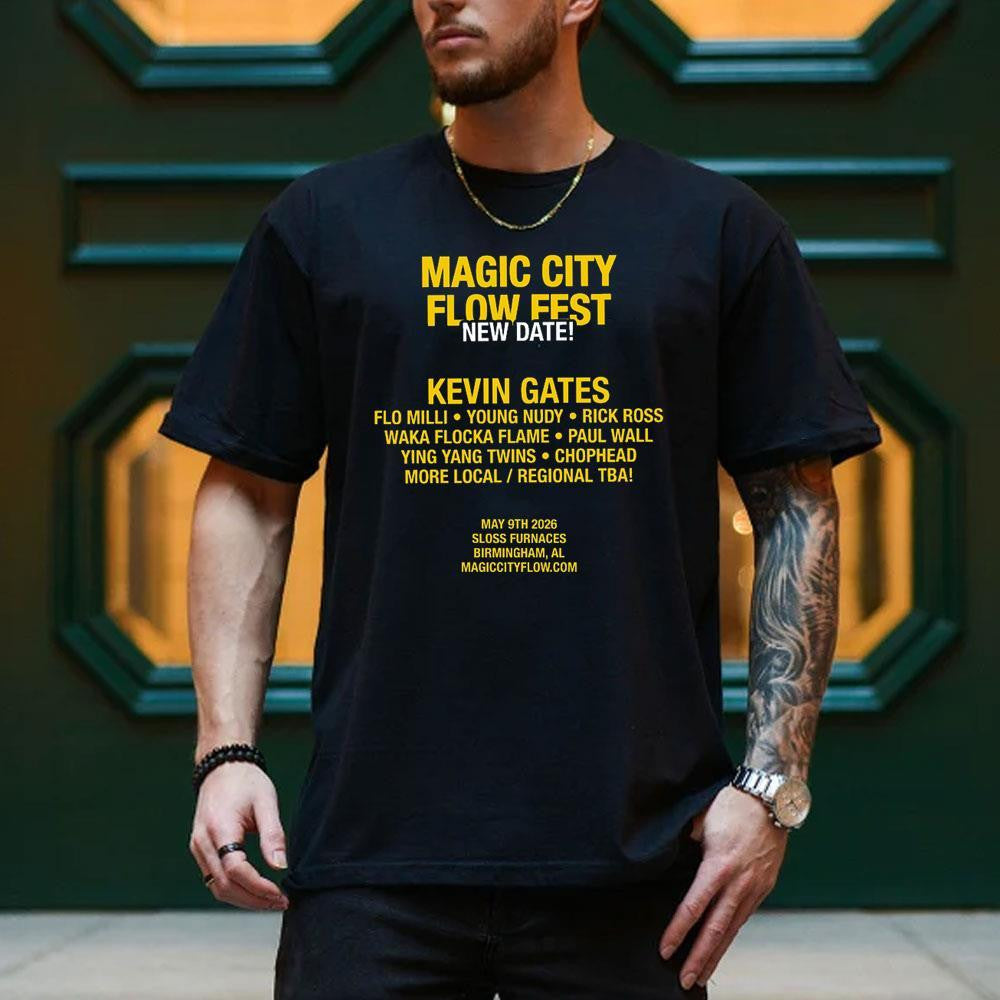 Magic City Flow Fest 2026 T-Shirt Best Gifts For Husband - Merchluma