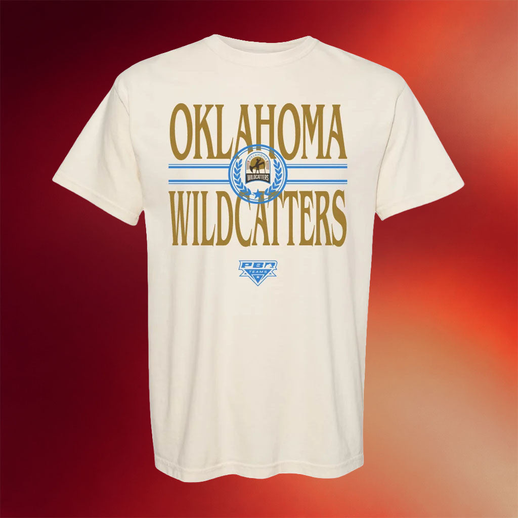PBR Merch 2026 Oklahoma Wildcatters Logo T-Shirt Bull Rider Apparel Gift For Friends - Merchluma