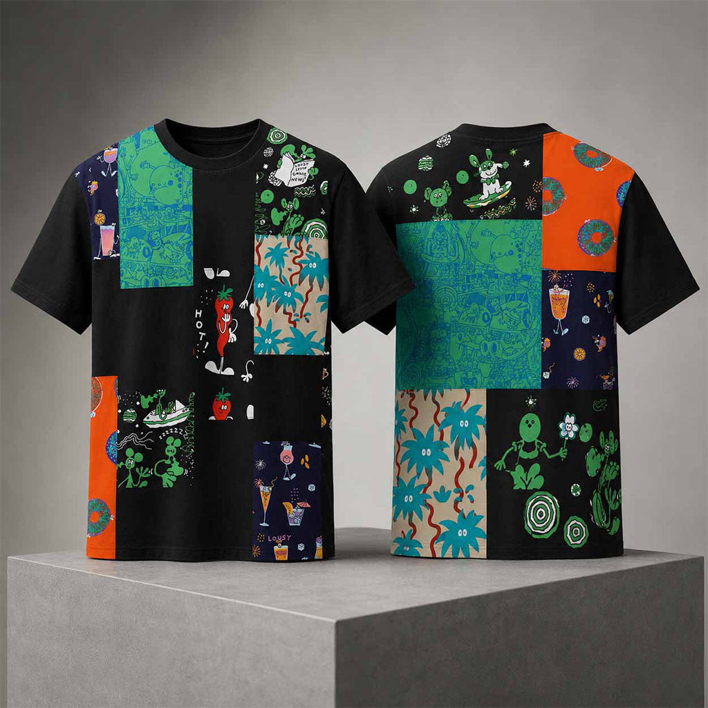 Harrison Barnes Junya Watanabe x Lousy Livin Patchwork Shirt Harrison Barnes Merch Fan Gear - Merchluma