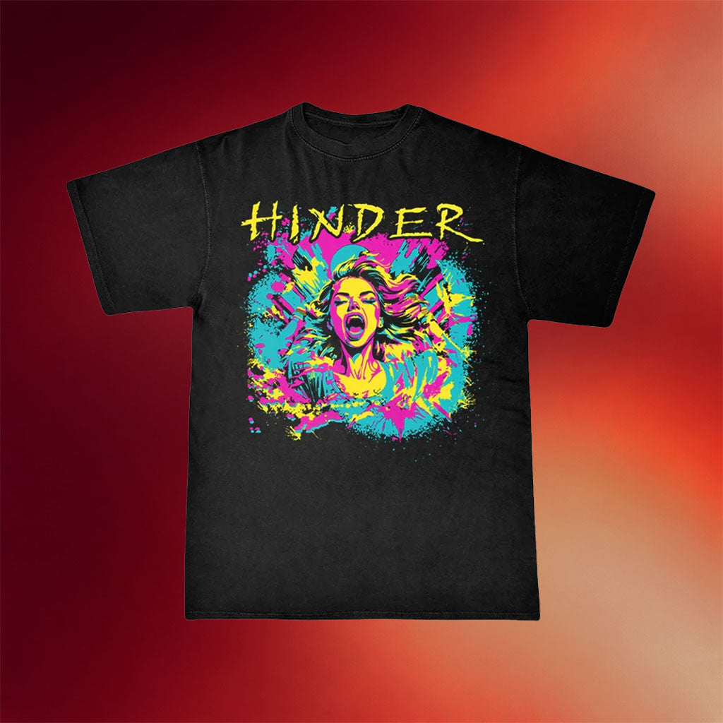 Hinder Music Merch 2026 Retro Scream T-Shirt Gift Ideas For Rock Music Lovers - Merchluma