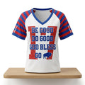 Buffalo Bills Be Good Do Good God Bless Go Bill 2026 V-Neck Shirt Buffalo Bills Merch - Merchluma