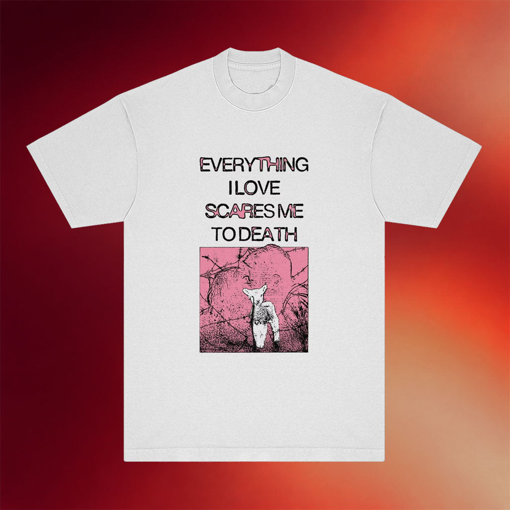 Get A Real Job Kid Merch 2026 Everything I Love Scares Me To Death T-Shirt Gift For Him - Merchluma