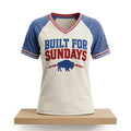 Buffalo Bills Built For Sunday 2026 V-Neck Shirt Buffalo Bills Merch Gifts For Football Fan - Merchluma