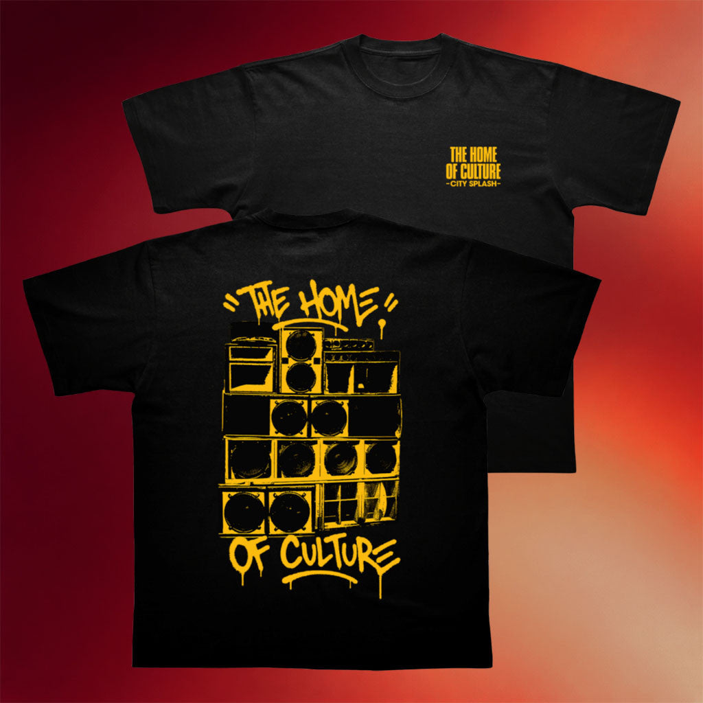 City Splash Merch 2026 City Splash Soundsystem T-Shirt Black The Home Of Culture Shirt Fan Gift - Merchluma