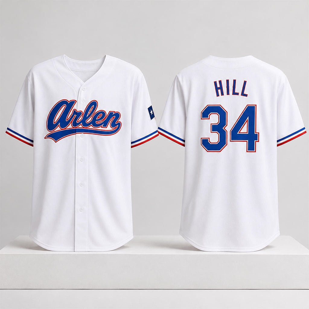 Rangers King Of The Hill #34 Night Jersey 2026 Texas Rangers Merch Best Gifts For Baseball Fans - Merchluma