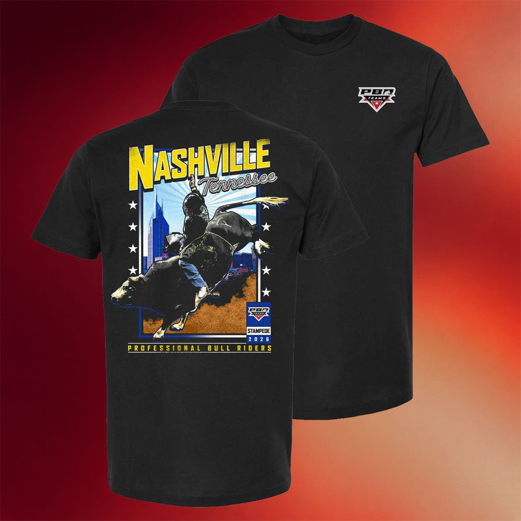 PBR Merch 2026 PBR Teams Nashville City T-Shirt Gift Ideas For Bull Riders Lovers - Merchluma