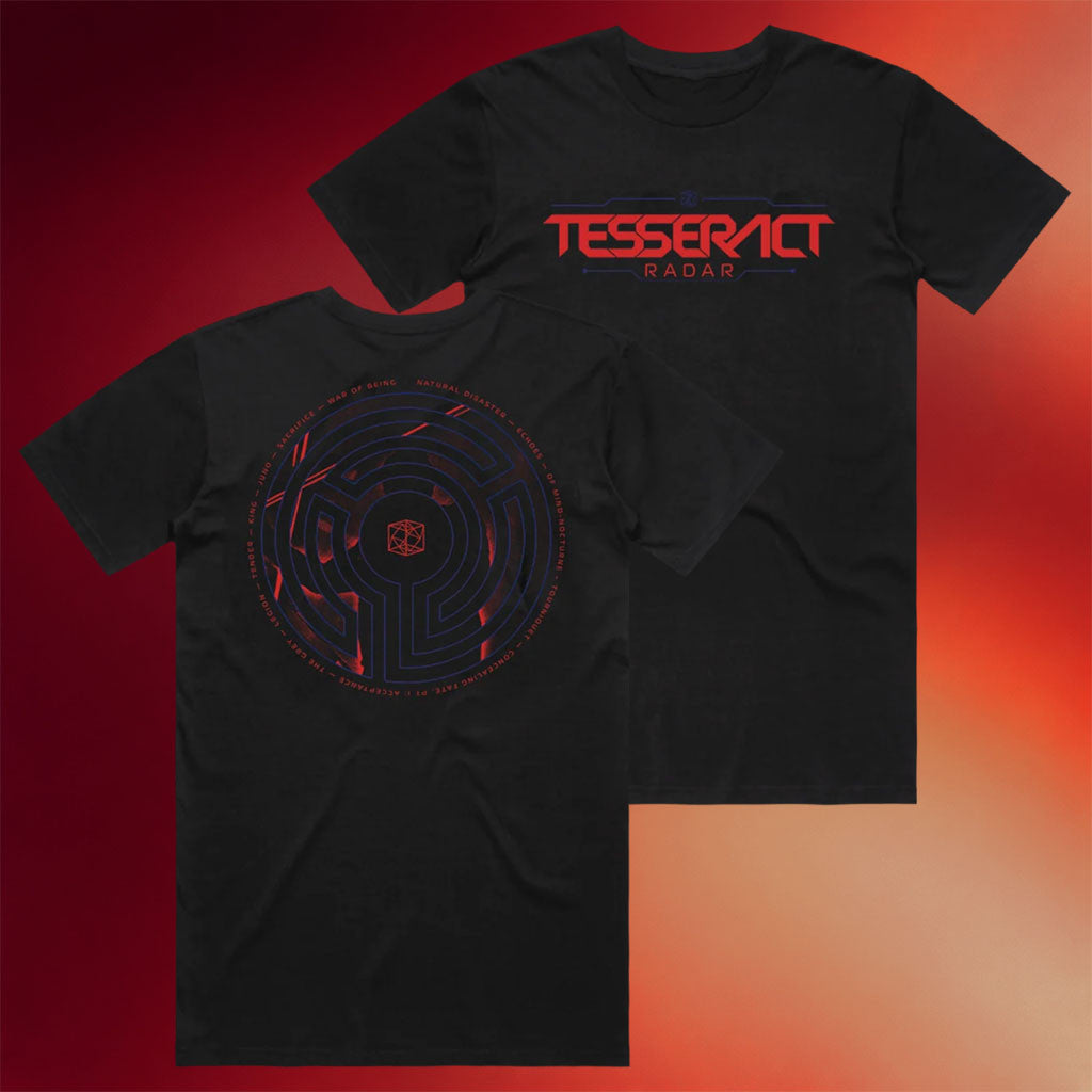 Tesseract Merch 2026 RADAR Labyrinth T-Shirt Black Gift For Band Fans - Merchluma