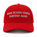Make Ocasio Cortez Bartend Again Hat Red Embroidered Political Cap Gifts For Husband - Merchluma