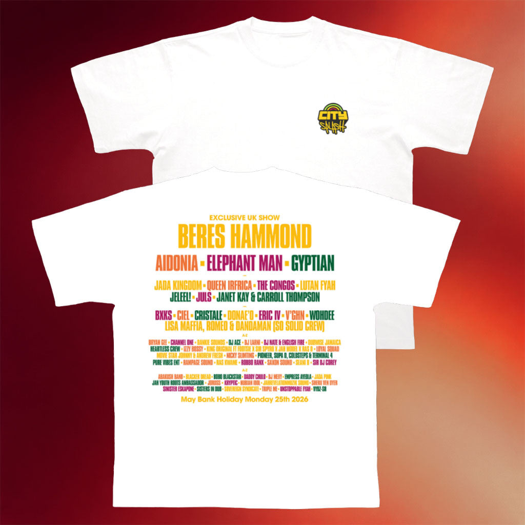 City Splash Merch 2026 Line Up T-Shirt White UK Music Event Outfits Gift For Fans - Merchluma