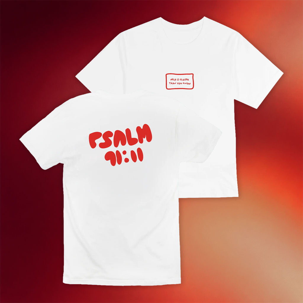 Elle Limebear Merch 2026 Help Is Closer Than You Know T-Shirt Psalm Bible Verse Gift Ideas - Merchluma