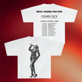 Charli XCX Merch Charli XCX Music Fashion Film Tour 2026 North America Photo Tour Dates T-Shirt - Merchluma