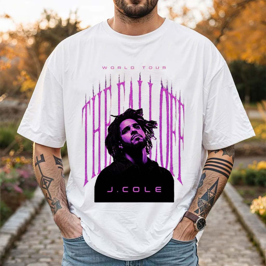 J Cole The Fall Off World T-Shirt J Cole Merch Hip Hop Rap Concert Outfits Gift For Fans - Merchluma