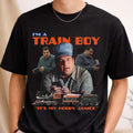 Bobby The Sopranos I'm A Train Boy It's My Hobby Janice T-Shirt Bobby Baccalieri Merch Fan Gift - Merchluma