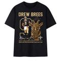 Drew Brees #9 New Orleans Saints GOAT Forever A Saint Hall Of Famer T-Shirt NO Saints Merch - Merchluma