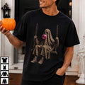 Halloween Leopard Ghost Swing Bubble Gum T-Shirt Funny Shirt Gift For Halloween Ideas - Merchluma