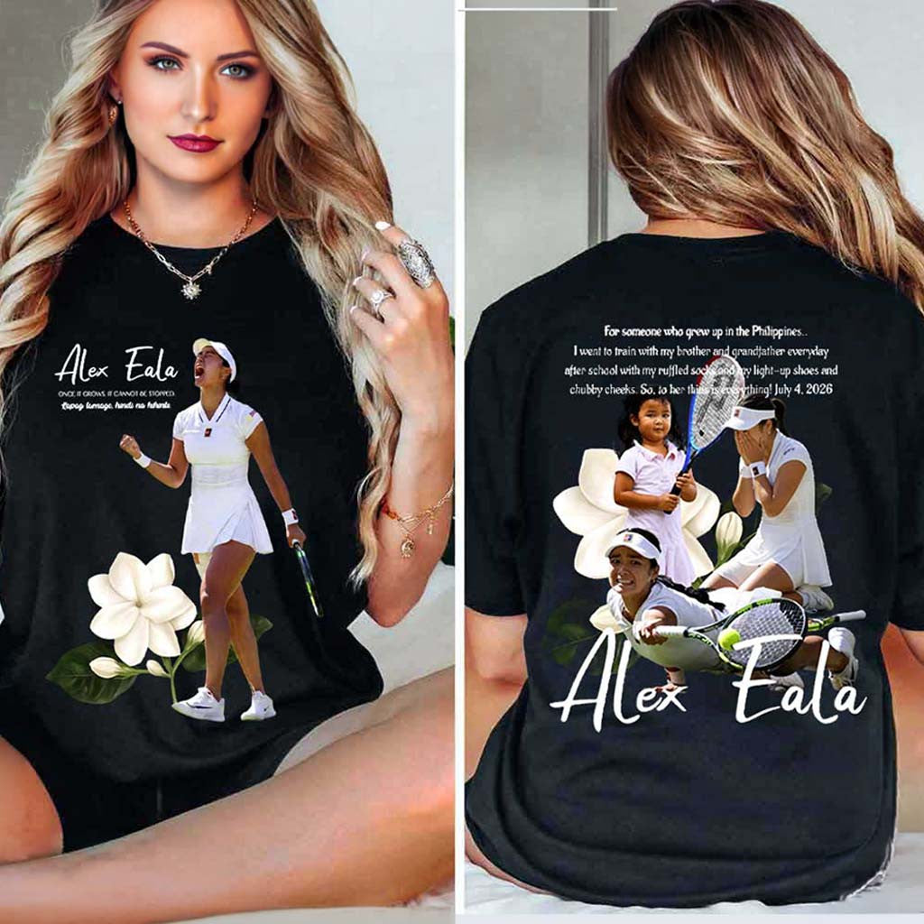 Alex Eala Vintage Filipino Tennis Champion Graphic T-Shirt Alex Eala Merch 2026 Tennis Fan Gift - Merchluma