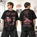 Fight Club Tyler Durden Vintage Black T-Shirt Mischief Mayhem Soap Shirt Fight Club Merch - Merchluma