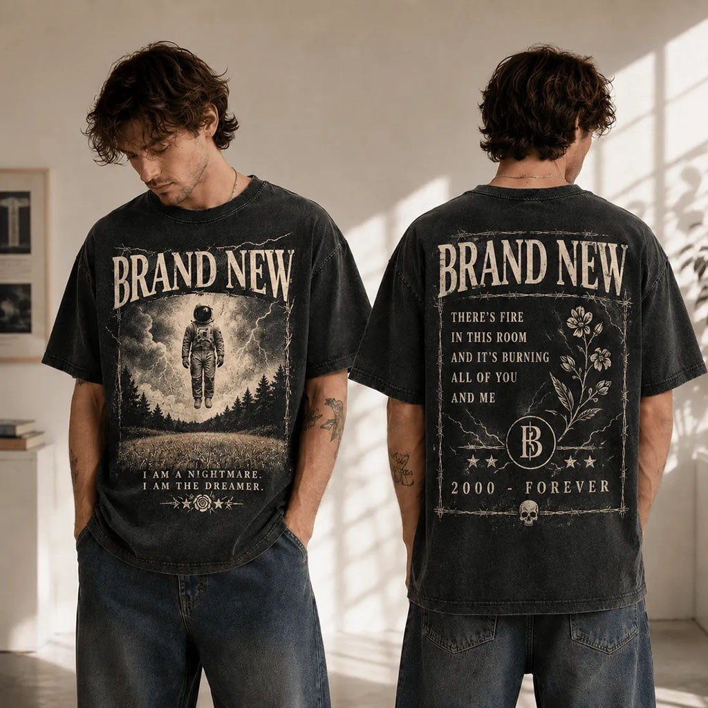 Brand New Astronaut Vintage T-Shirt I Am A Nightmare I Am The Dreamer Tee Brand New Merch - Merchluma