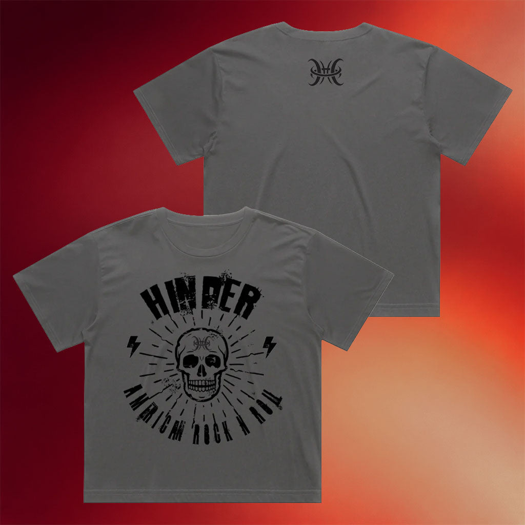 Hinder Music Merch 2026 American Rock Cropped Shirt Best Gifts For Sisters - Merchluma