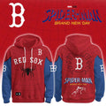 Boston Red Sox x Spider-Man Brand New Day 2026 Hoodie Boston Red Sox Merch Fans Gifts - Merchluma