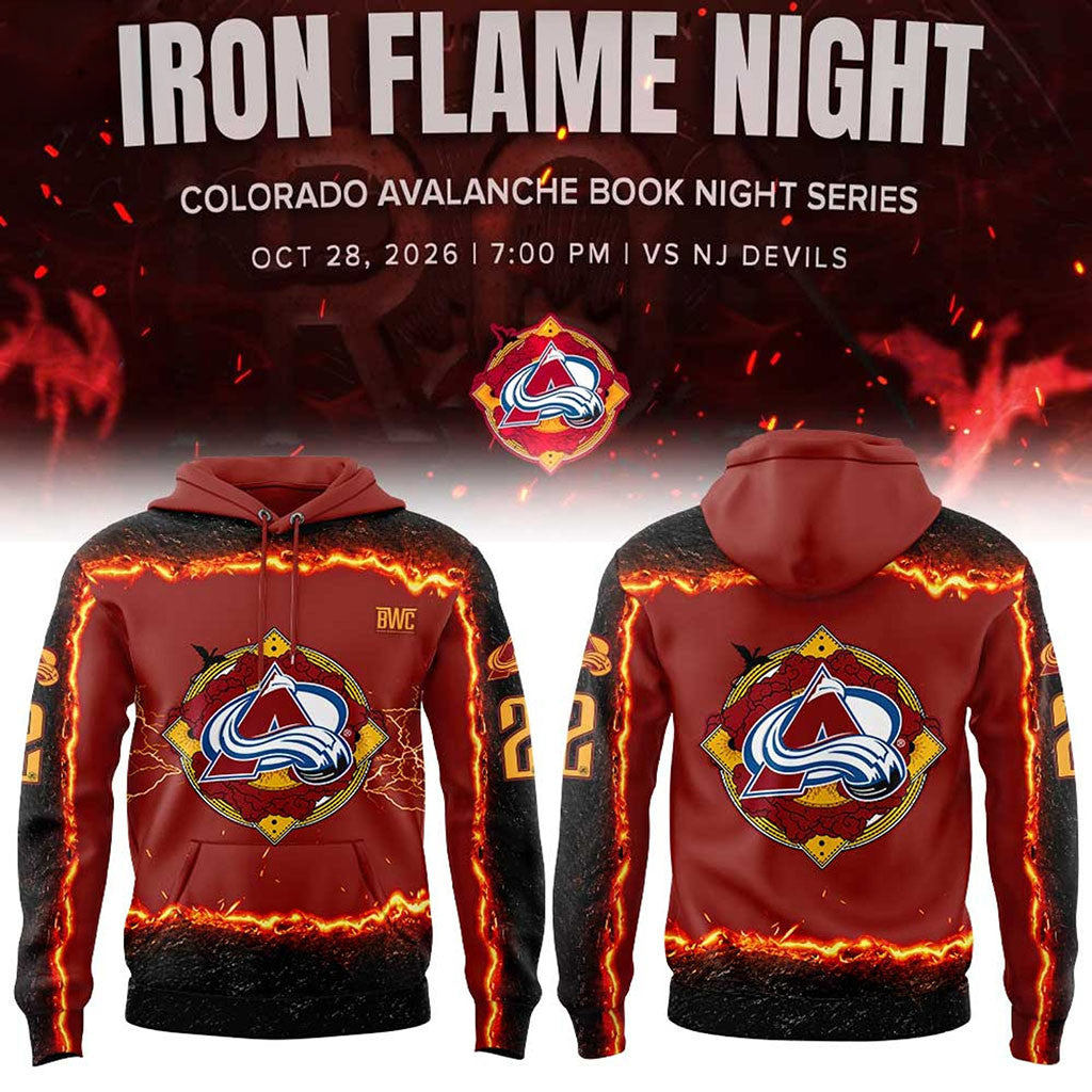 Colorado Avalanche Merch Fourth Wing Night Book Night Series Hoodie Present For Hockey Fans - Merchluma