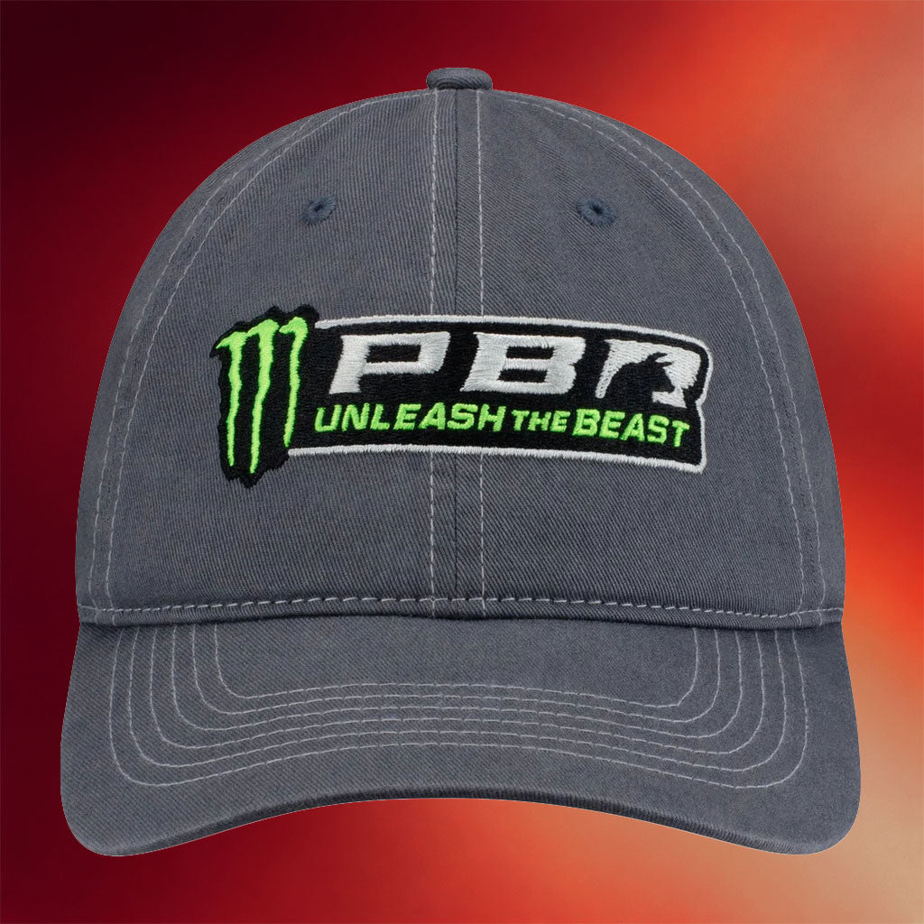 PBR Merch 2026 PBR Unleash The Beast Logo Hat Embroidered Monster Energy Cap Gift For Fans - Merchluma