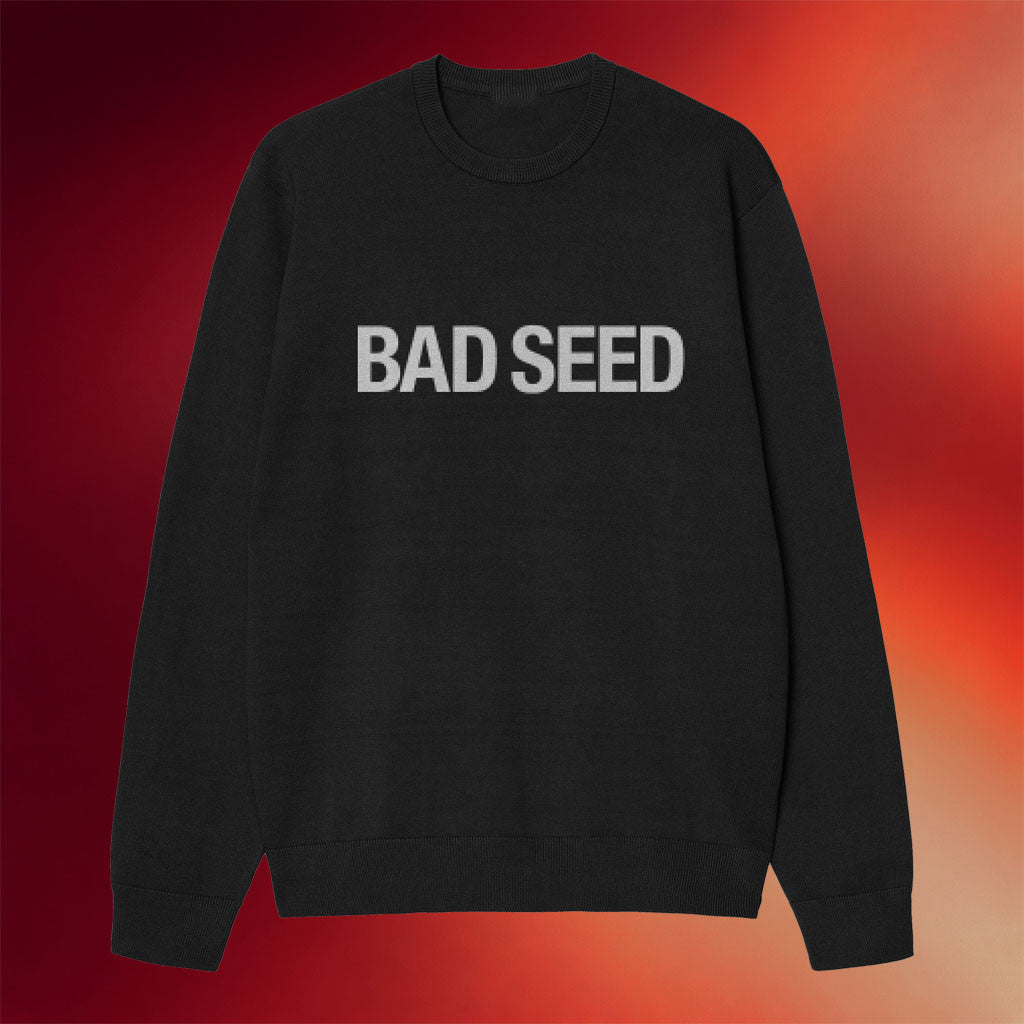 Nick Cave Merch 2026 Bad Seed Sweatshirt Black Cool Gifts For Music Lovers - Merchluma