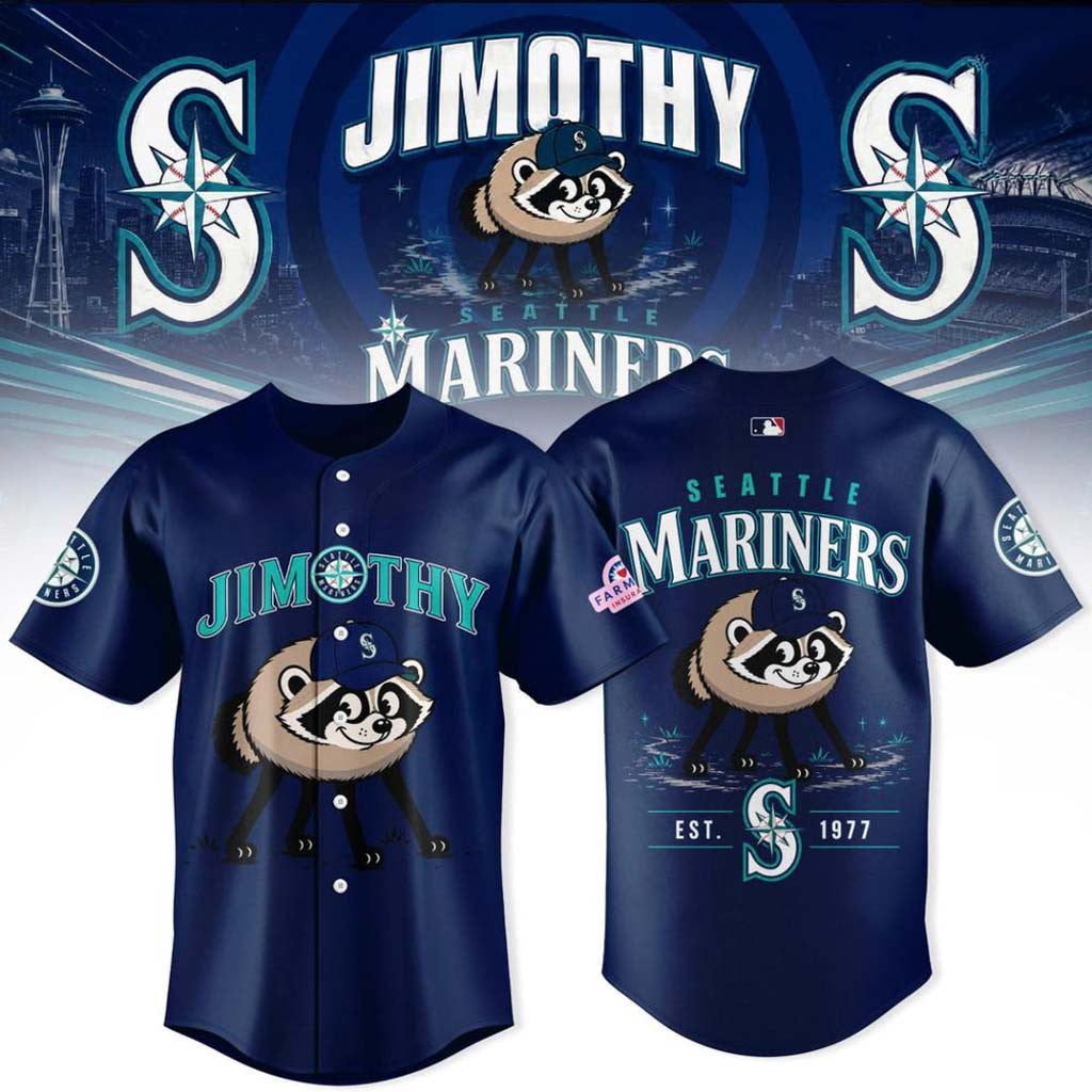 Seattle Mariners x Jimothy 2026 Baseball Jersey Mariners Merch Gifts For Baseball Fans - Merchluma