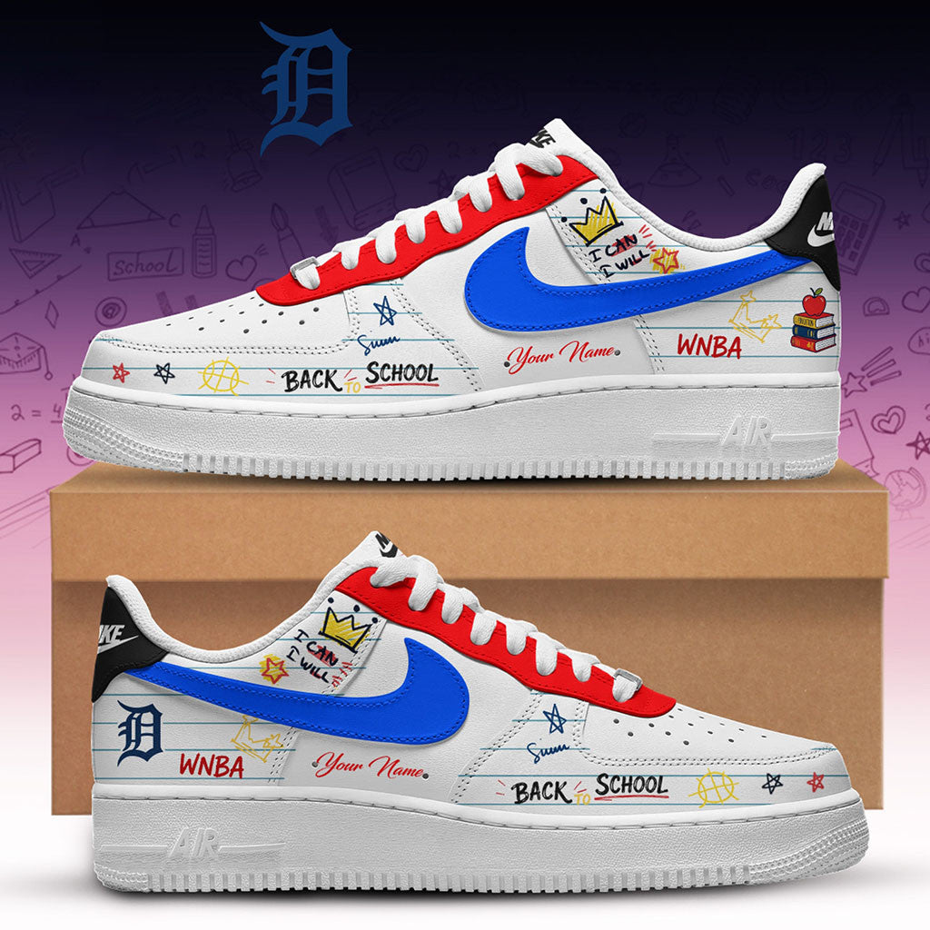 Personalized Detroit WNBA Team X Back To School Sneakers 2026 I Can I Will Shoes Fan Merch - Merchluma
