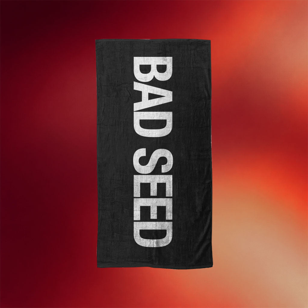 Nick Cave Merch 2026 Bad Seed Black Beach Towel Presents For Music Lovers - Merchluma