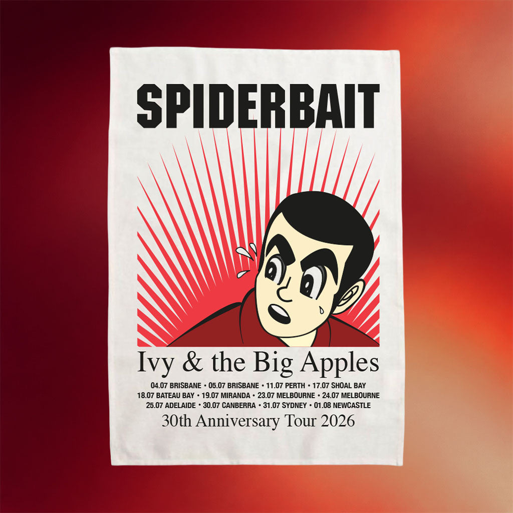 Spiderbait Merch 2026 Ivy 30Th Anniversary Towel Spiderbait Tour Merch Gift For Band Fans - Merchluma