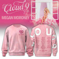 Megan Moroney The Cloud 9 Tour 2026 Pink Sweatshirt Megan Moroney Merch Cool Gifts For Friends - Merchluma