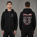 My Chemical Romance Merch The Black Parade Tour 2026 North America City Dates Zip Hoodie - Merchluma