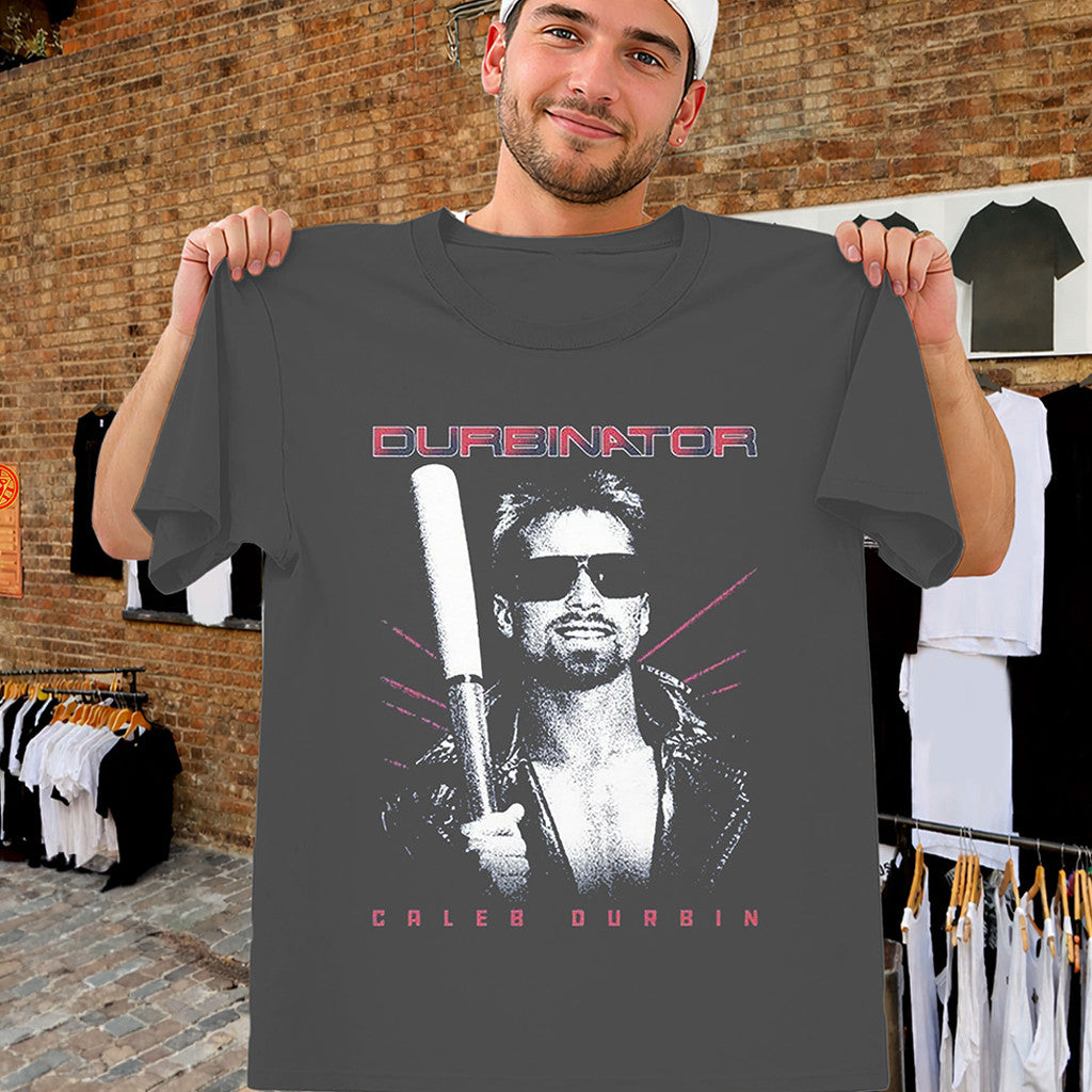 Durbinator Shirt Caleb Durbin Red Sox Terminator Baseball T-Shirt Boston Red Sox Merch Fan Gear - Merchluma